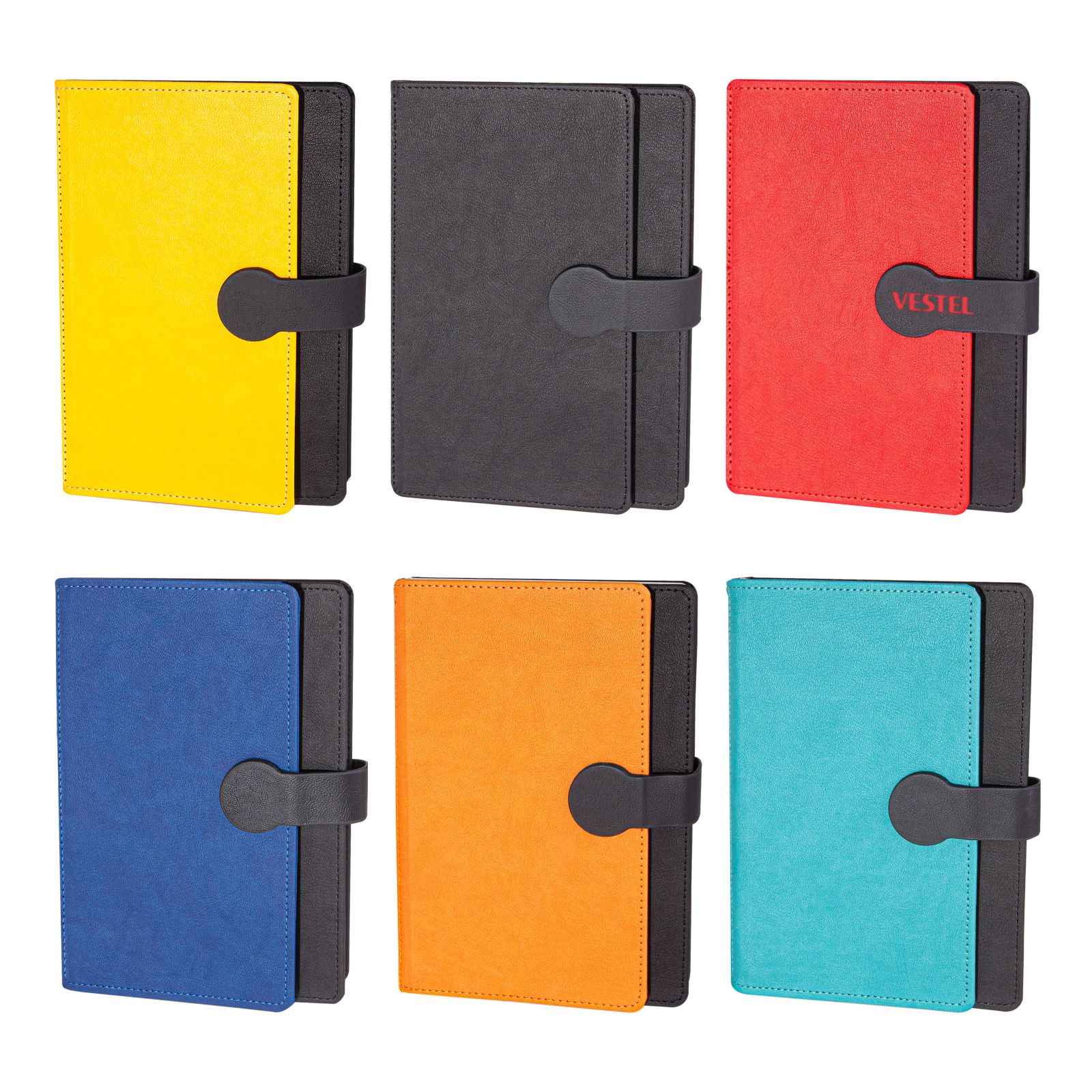 SARAY SİYAH TARİHSİZ DEFTER (15X21 CM)