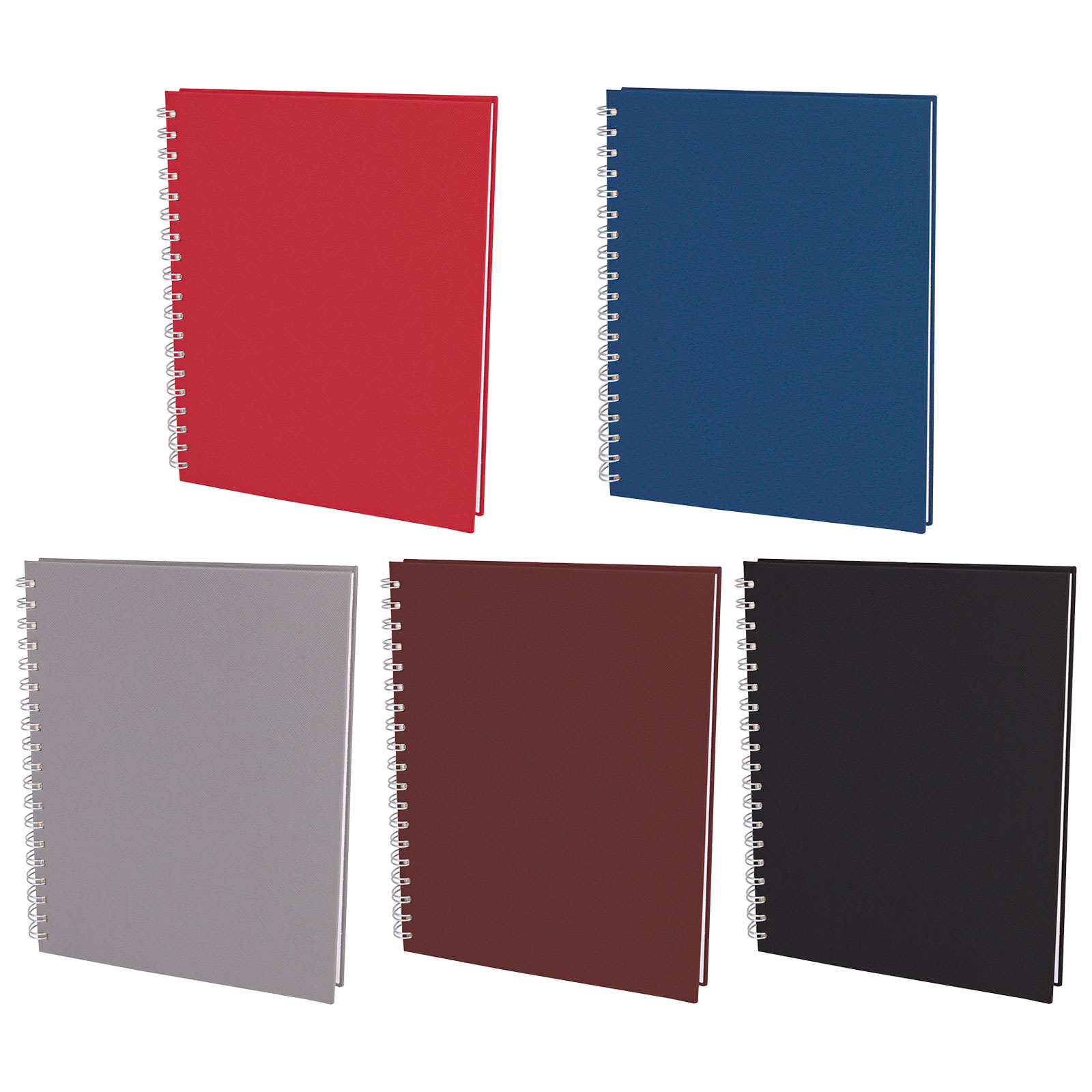 SEĞMENLER GRİ KARELİ SPİRALLİ TARİHSİZ DEFTER (19X25 CM)