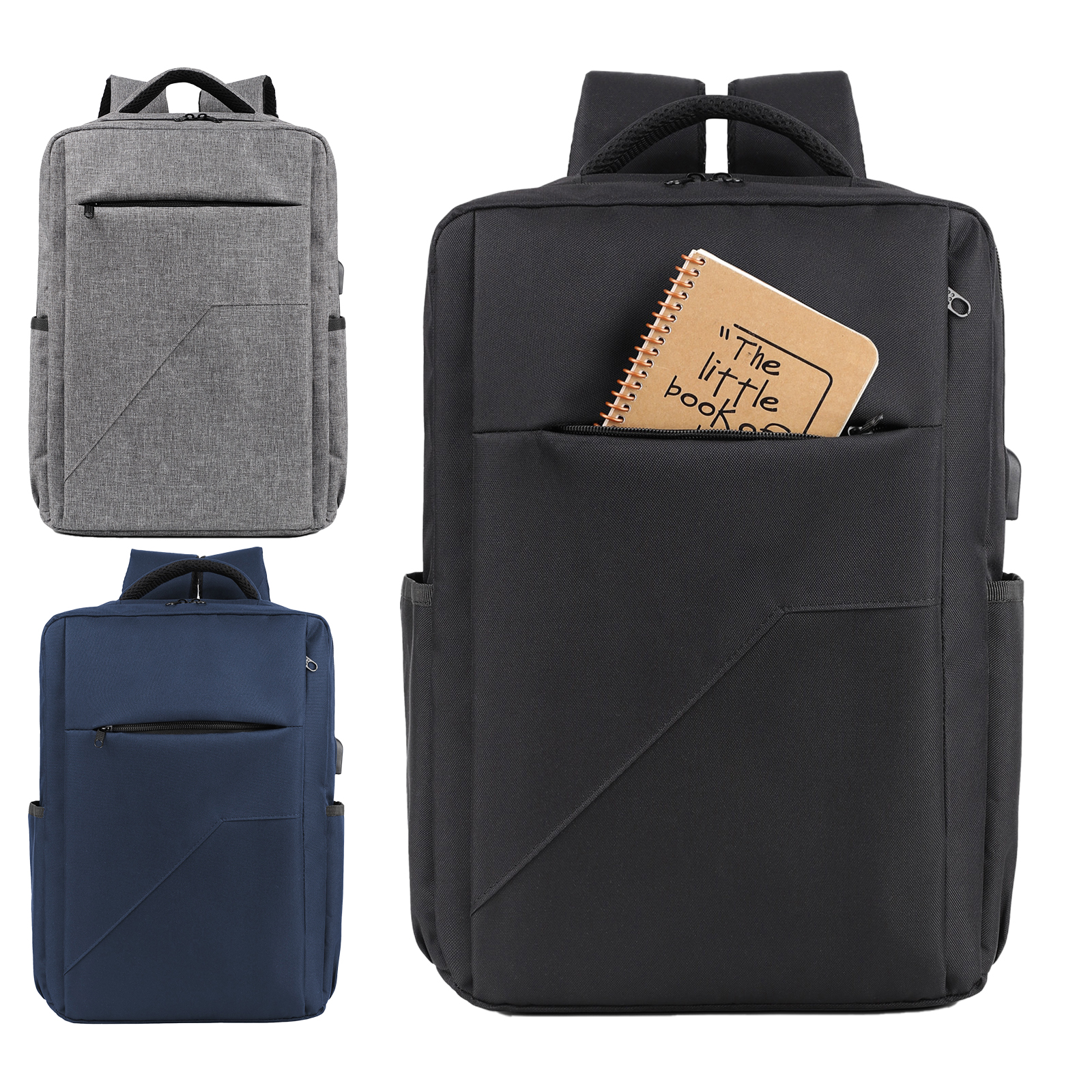 YELKEN LACİVERT LAPTOP BÖLMELİ SIRT ÇANTASI