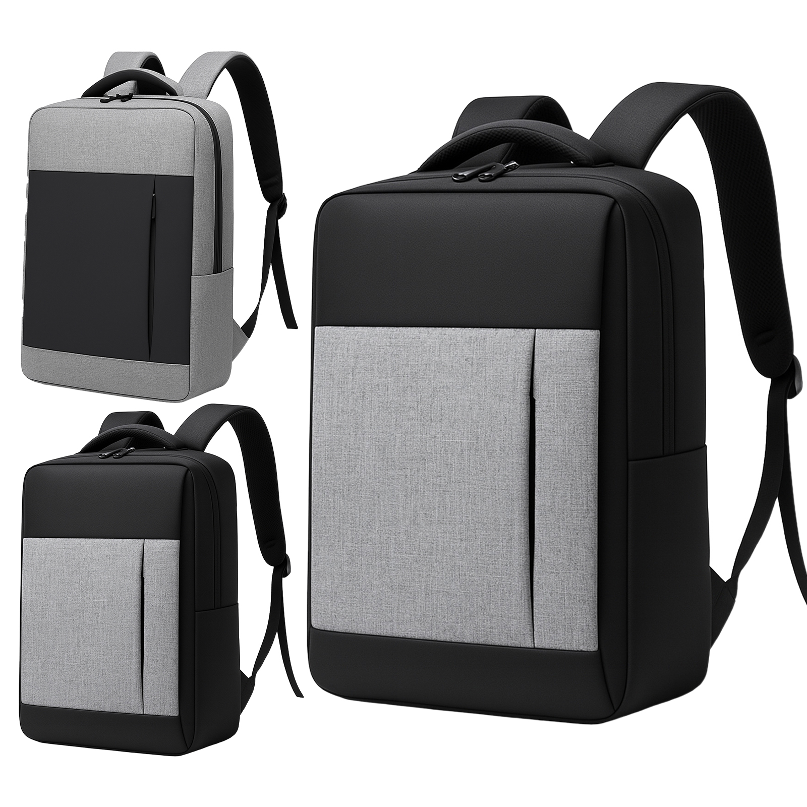 SERİNAY SİYAH LAPTOP BÖLMELİ SIRT ÇANTASI