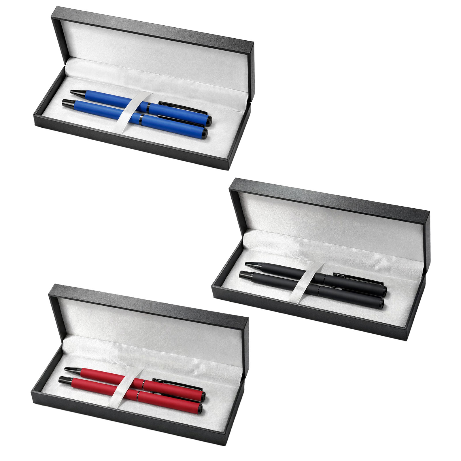 SUNGURLU SİYAH İKİLİ KALEM SETİ