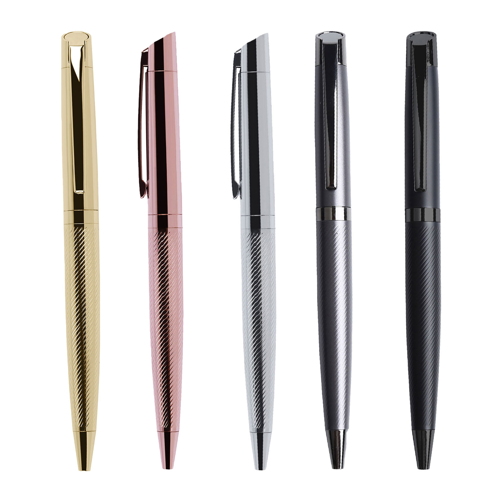 FERİZLİ SİYAH METAL TÜKENMEZ KALEM 