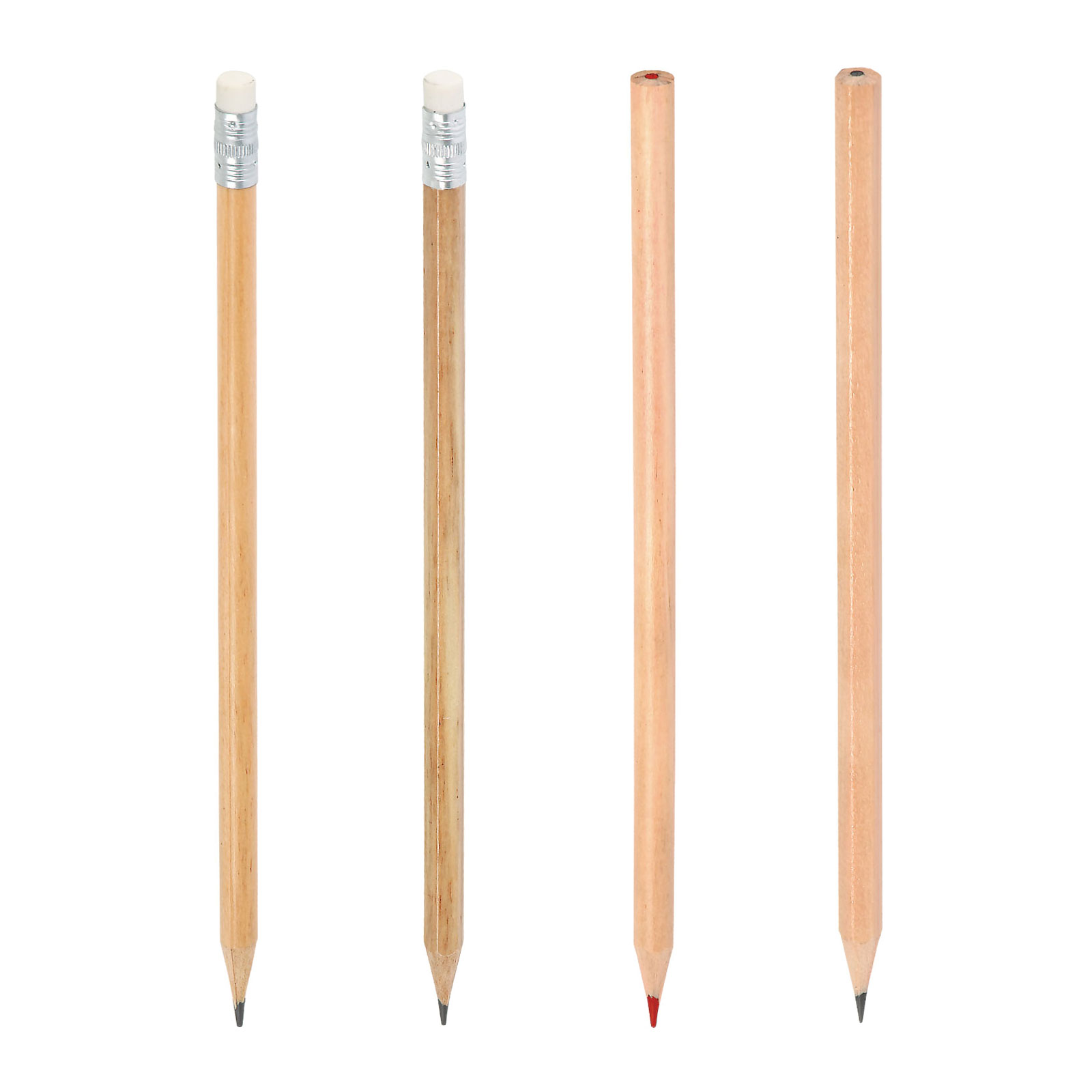 OLUR KÖŞELİ NATUREL KURŞUN KALEM 