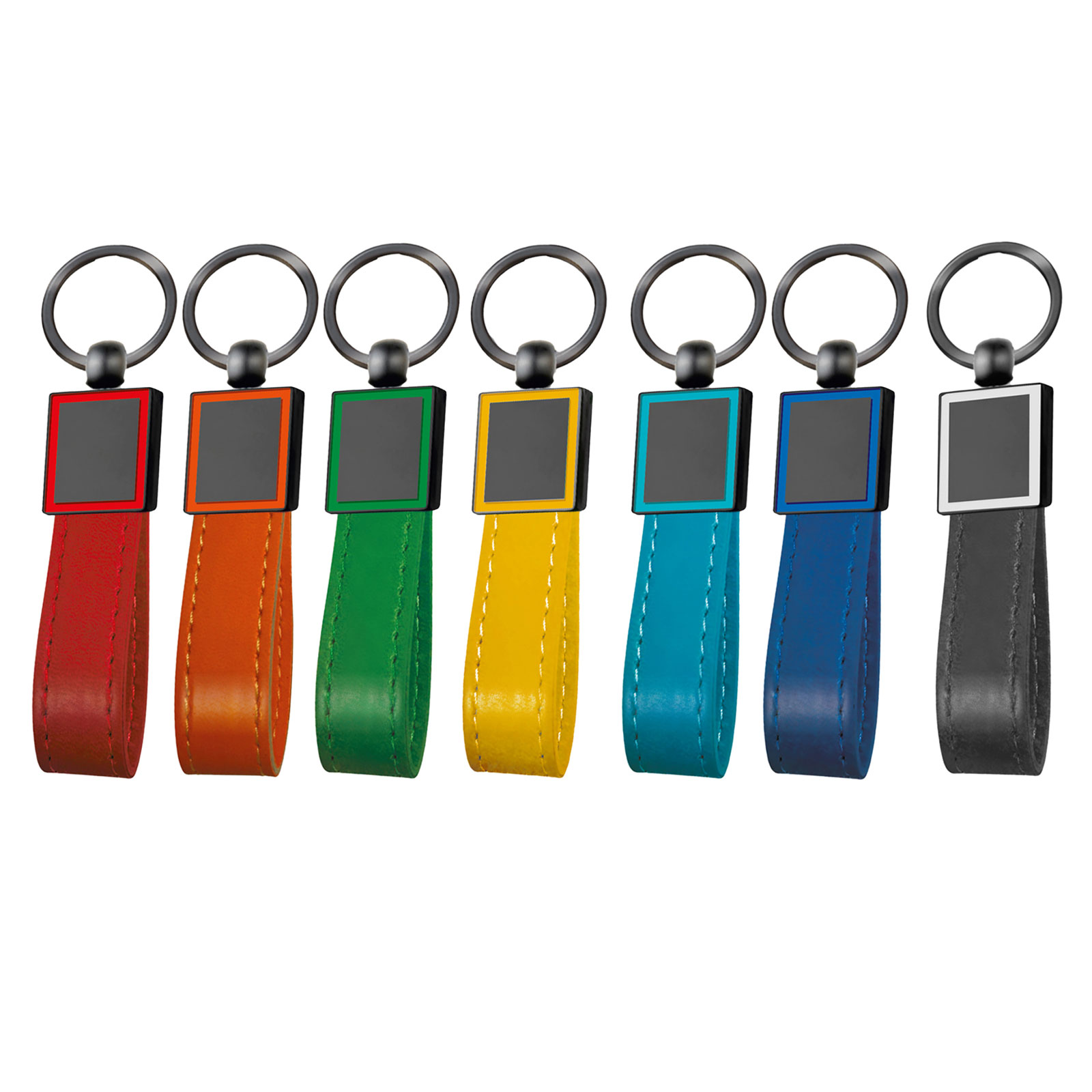 BEYSEKİ SİYAH METAL - DERİ ANAHTARLIK