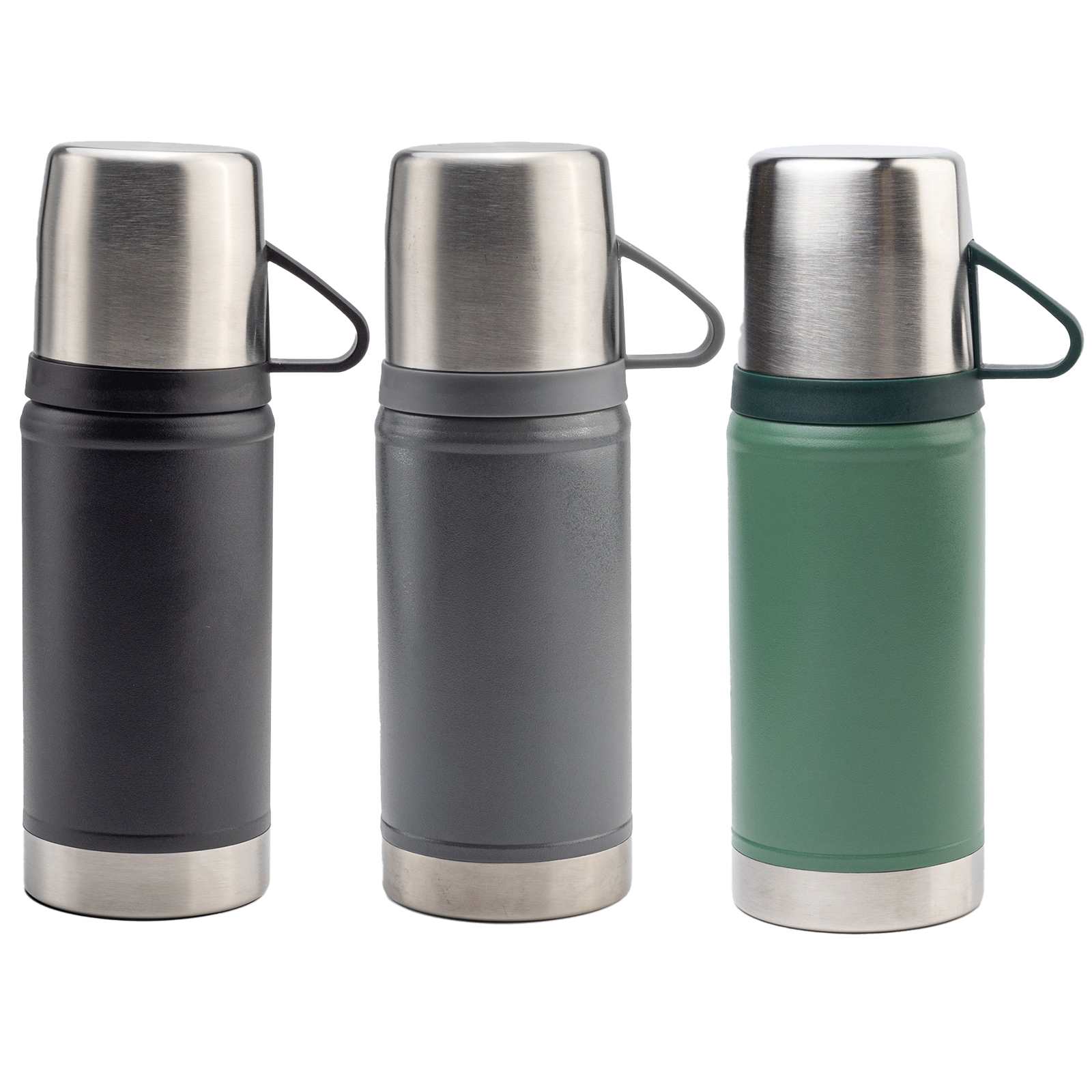 KARTEPE SİYAH 500 ML BARDAKLI TERMOS