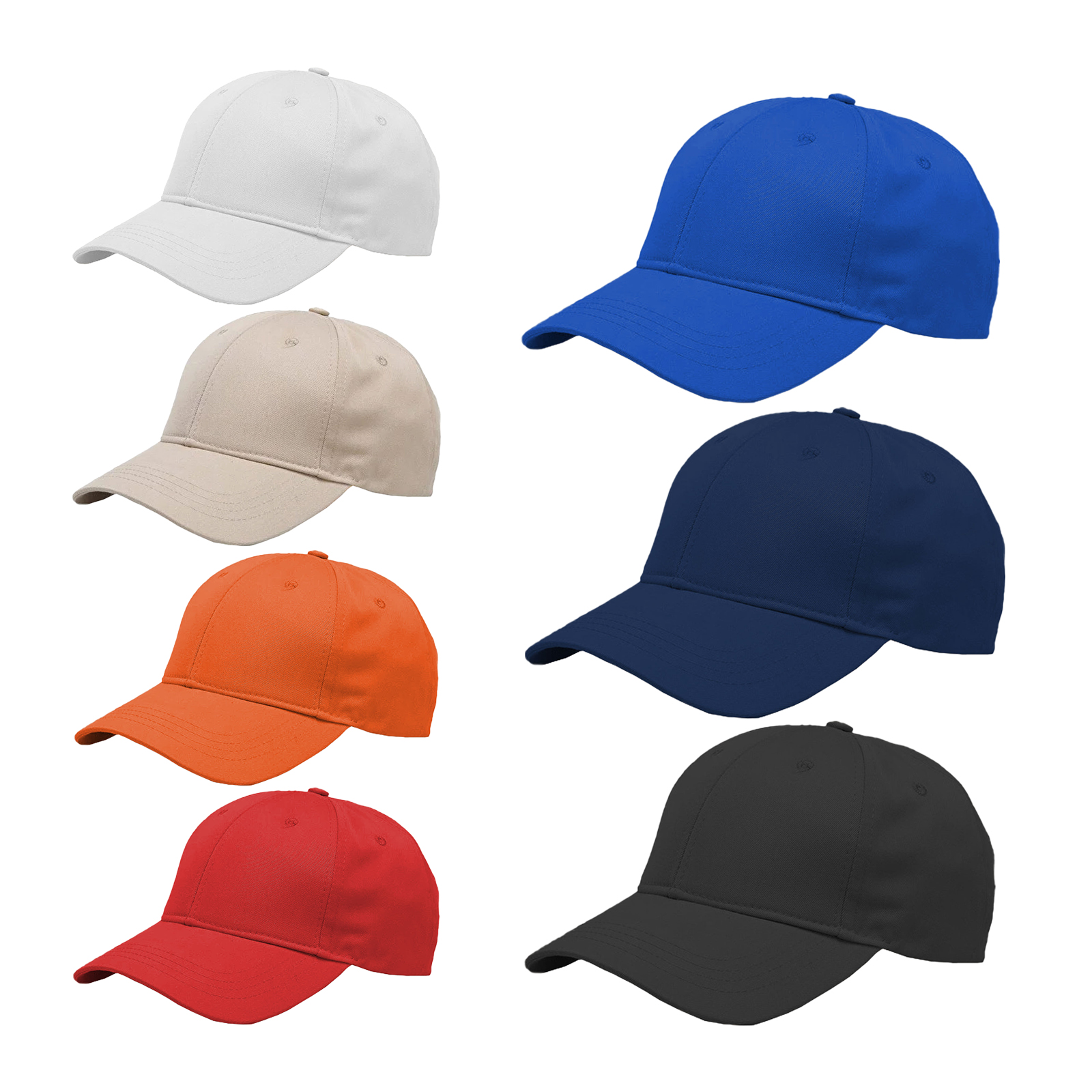 MİMOZA TURUNCU 6 PARÇA COTTON ŞAPKA