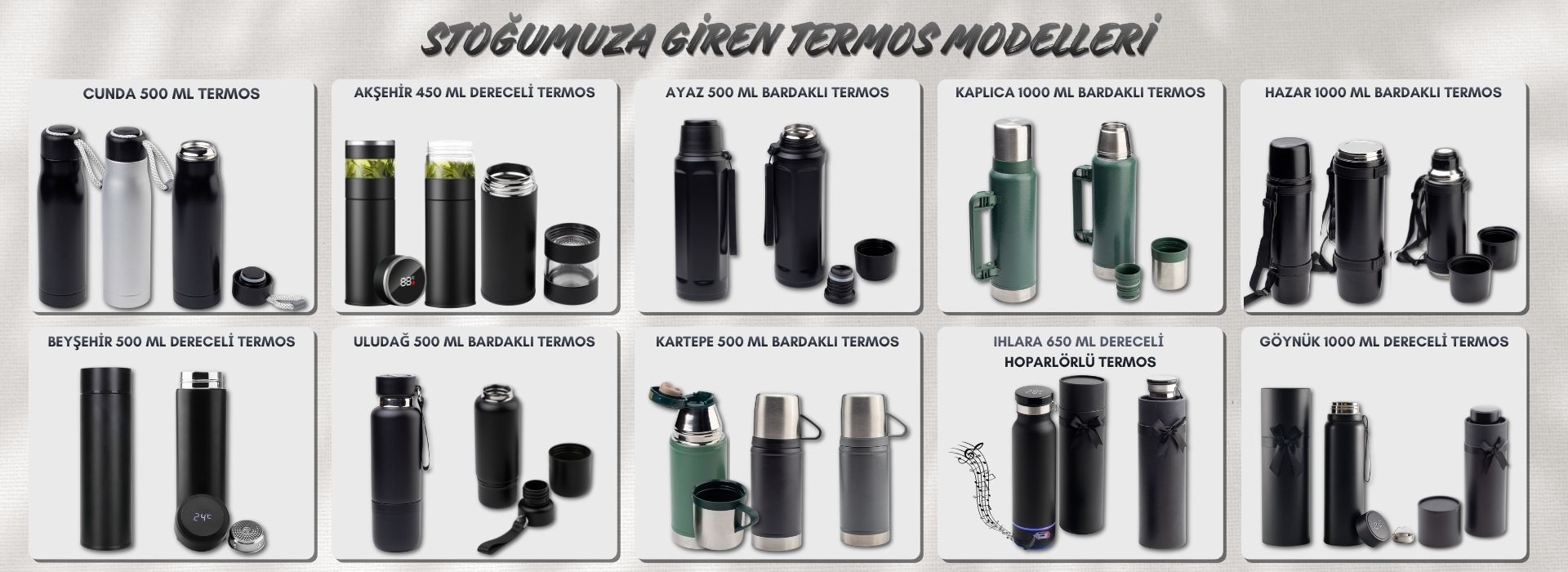 Stoğa Giren Termos Modelleri