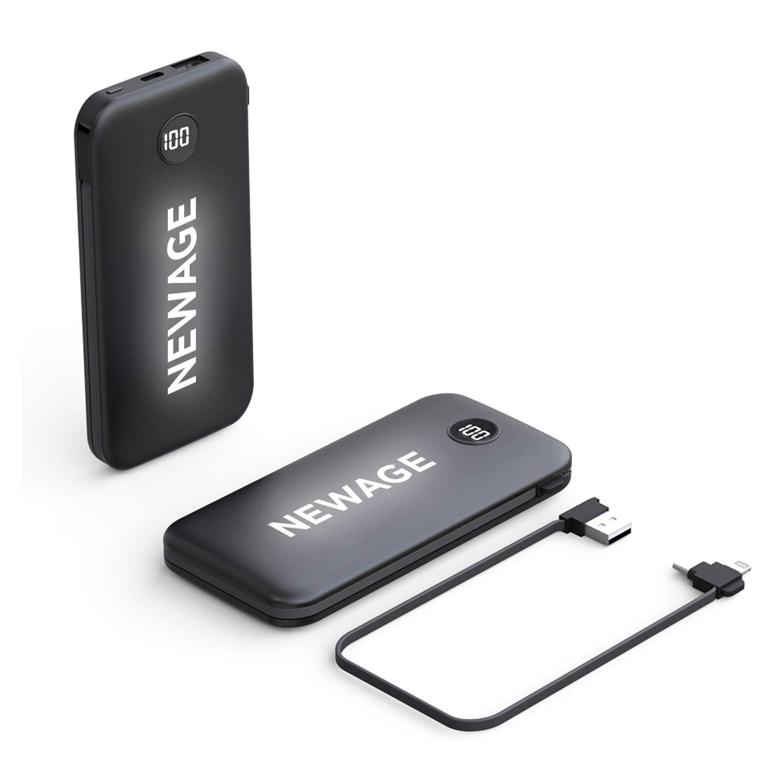 ÖLÜDENİZ SİYAH 10.000 MAH POWERBANK - Resim 2