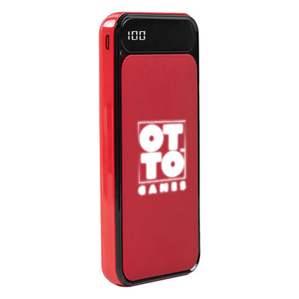 231004 ÖLÜDENİZ KIRMIZI 10000 MAH LEDLİ POWERBANK