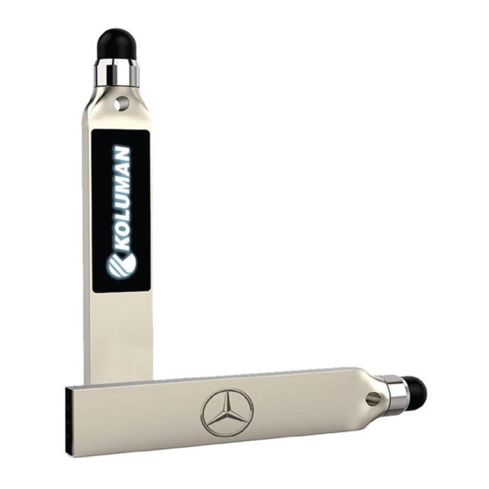 LADİN BEYAZ LEDLİ USB BELLEK (64 GB) - Resim 2