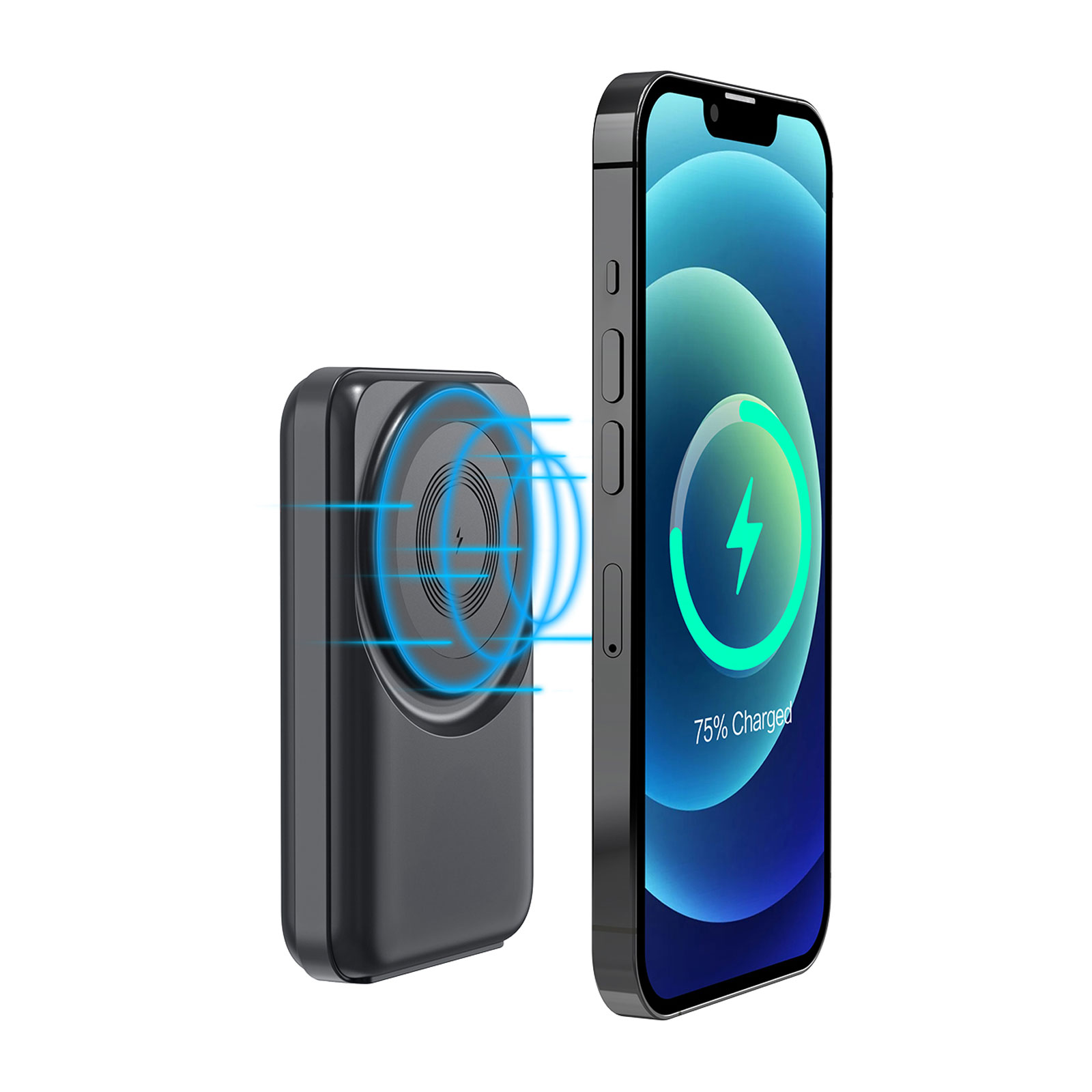 KÜÇÜKLER 10.000 MAH MAGSAFE SİYAH POWERBANK - Resim 3