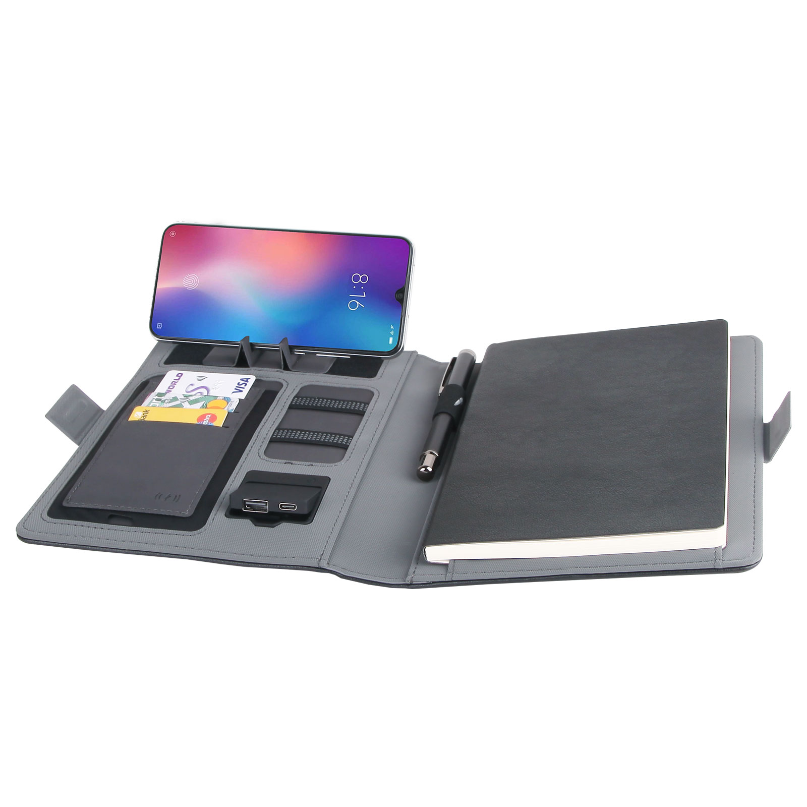 ÇEŞME 8.000 MAH WİRELESS POWERBANK DEFTER - Resim 2