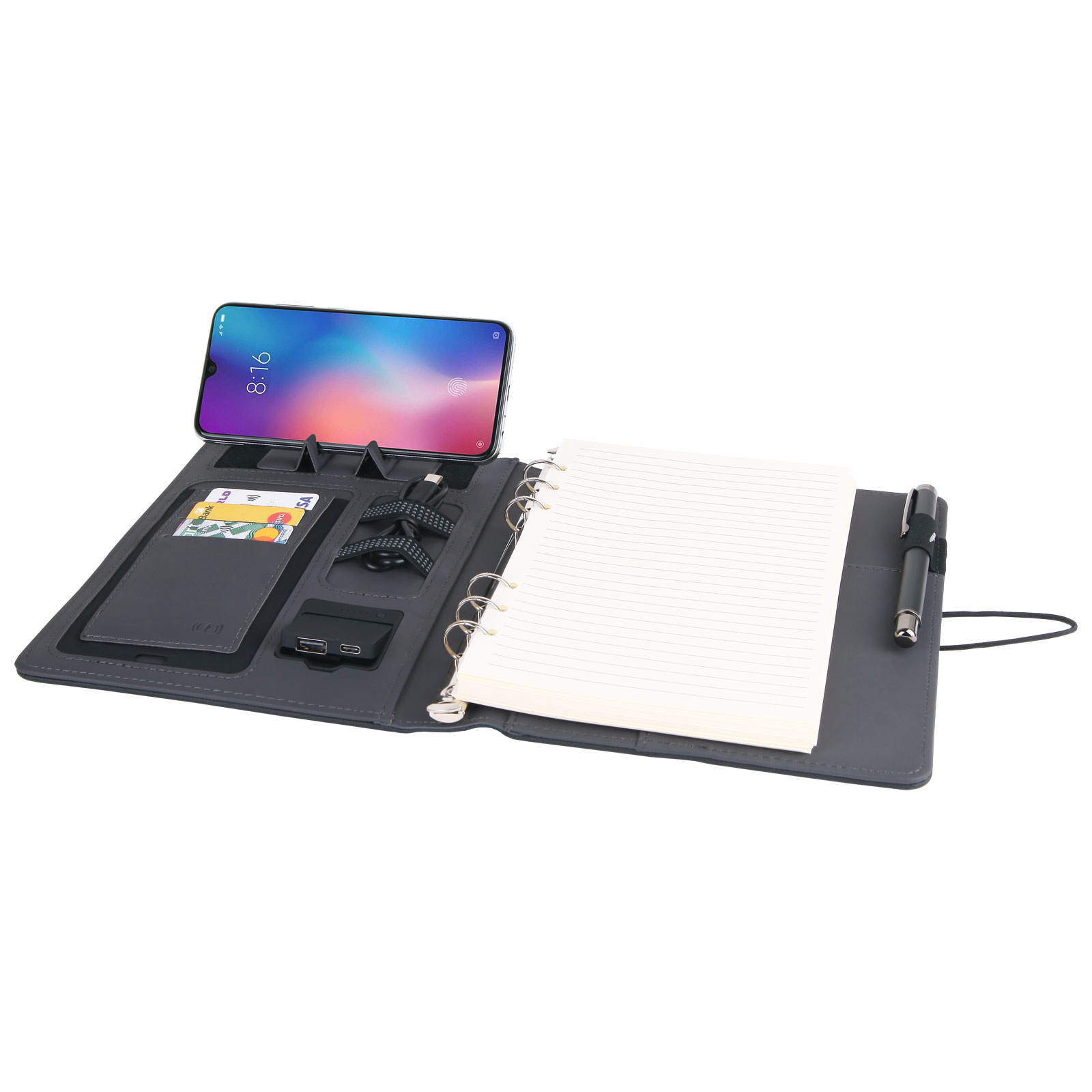 KALKAN 5.000 MAH WİRELESS POWERBANK DEFTER - Resim 2