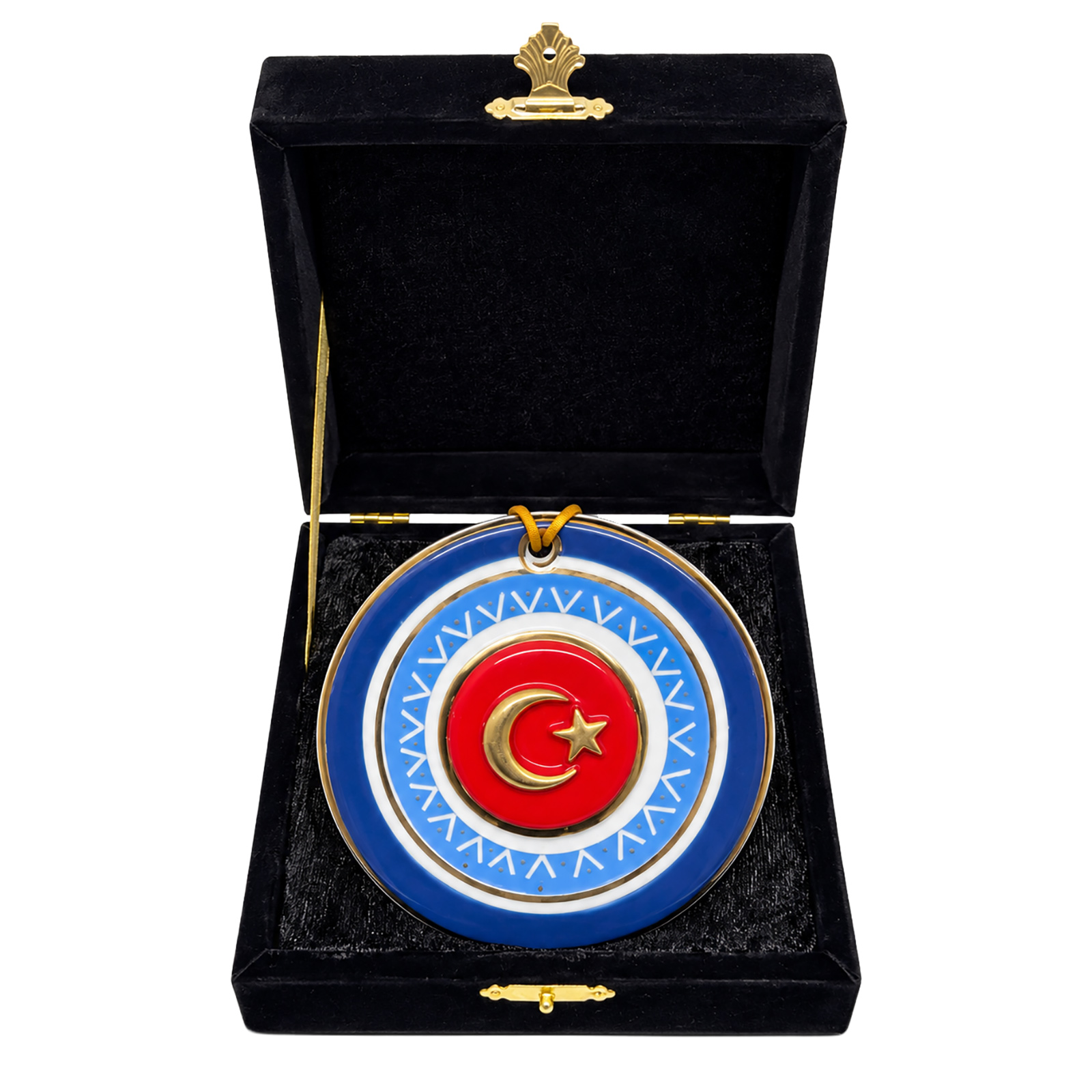 TUĞRA LACİVERT AYYILDIZ DEKORATİF DUVAR ASKISI
