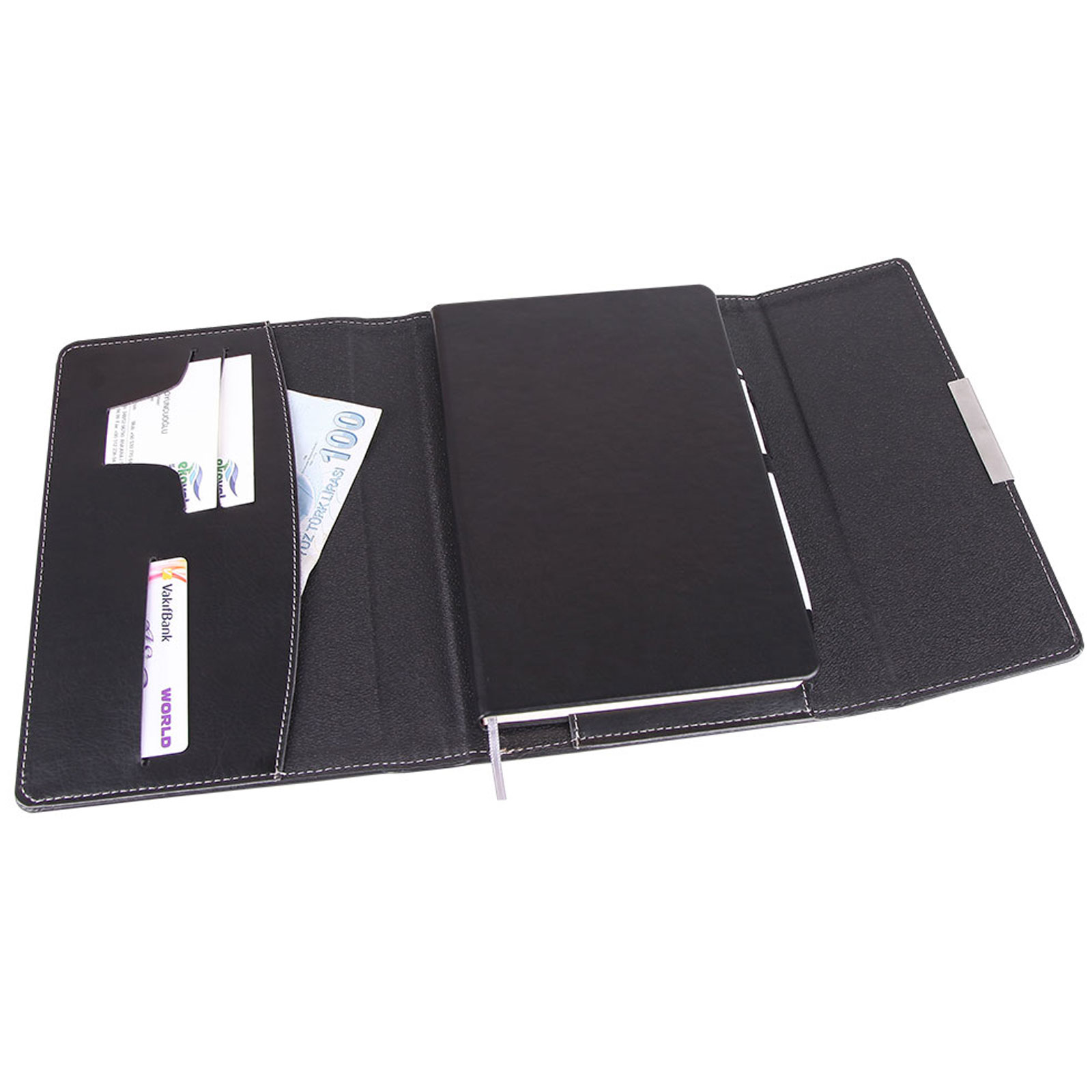 ÜRGÜP SİYAH ÇANTALI DEFTER (16X23 CM)