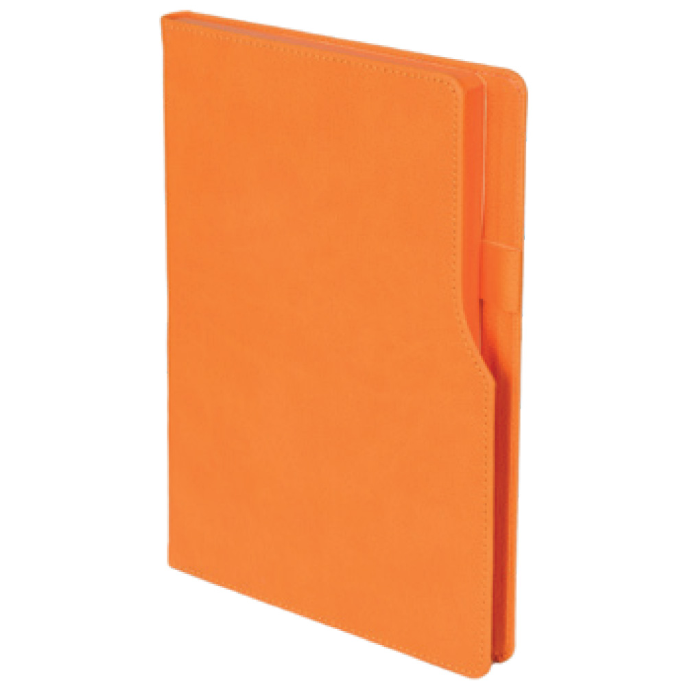 303016 BAHÇELİEVLER TURUNCU TARİHSİZ DEFTER (14,5X21 CM)