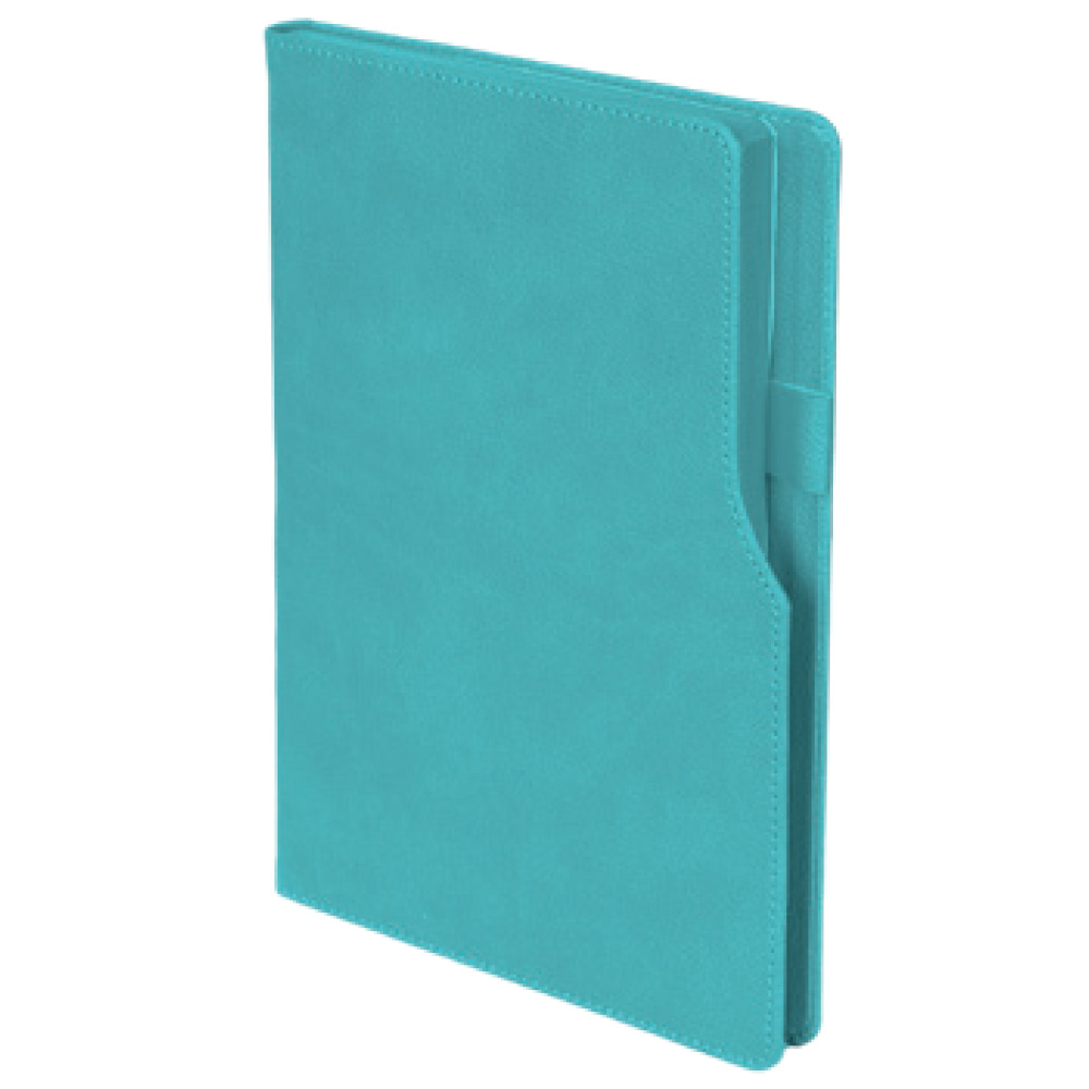 303023 BAHÇELİEVLER TURKUAZ TARİHSİZ DEFTER (14,5X21 CM)