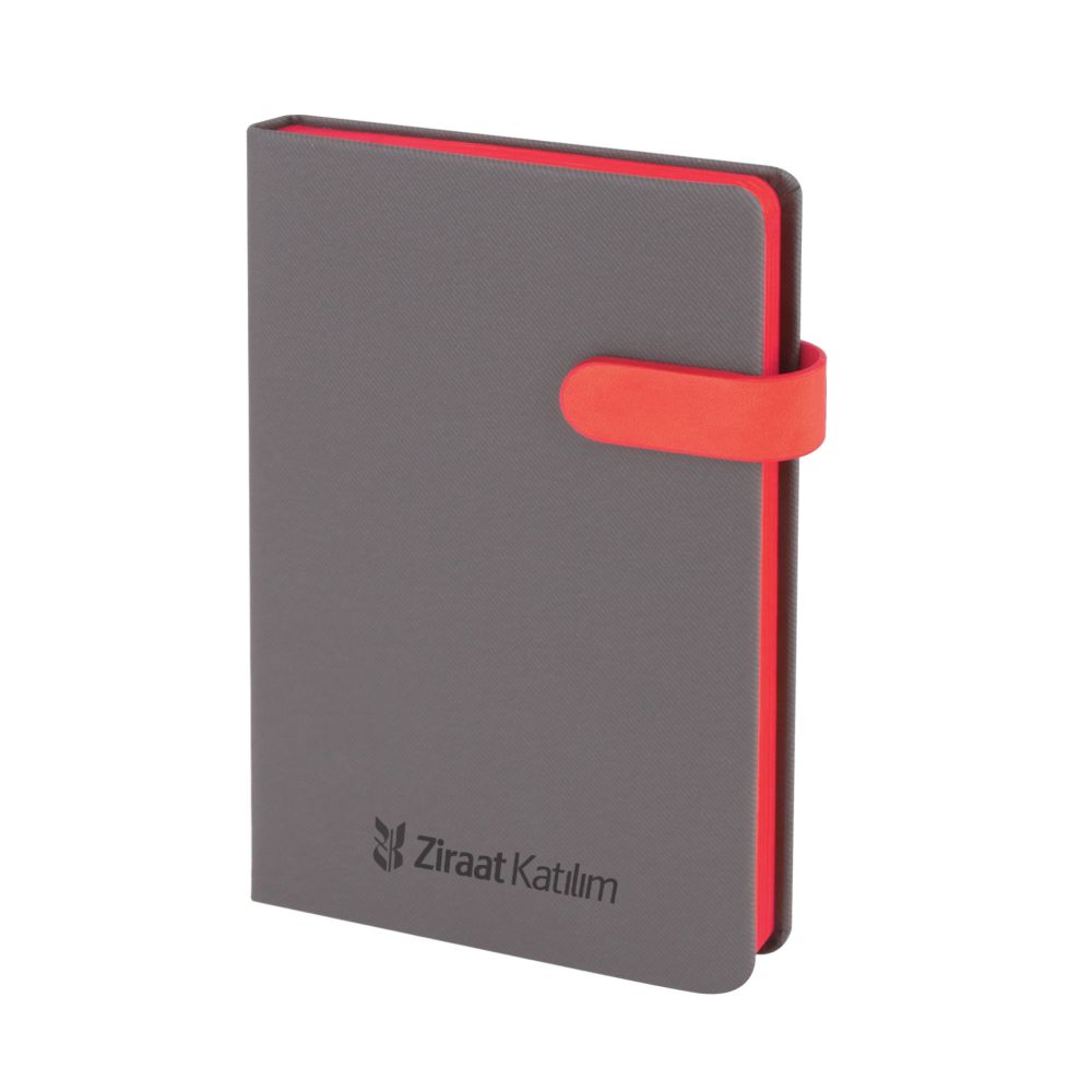 303804 ORAN KIRMIZI TARİHSİZ DEFTER (13X21 CM)