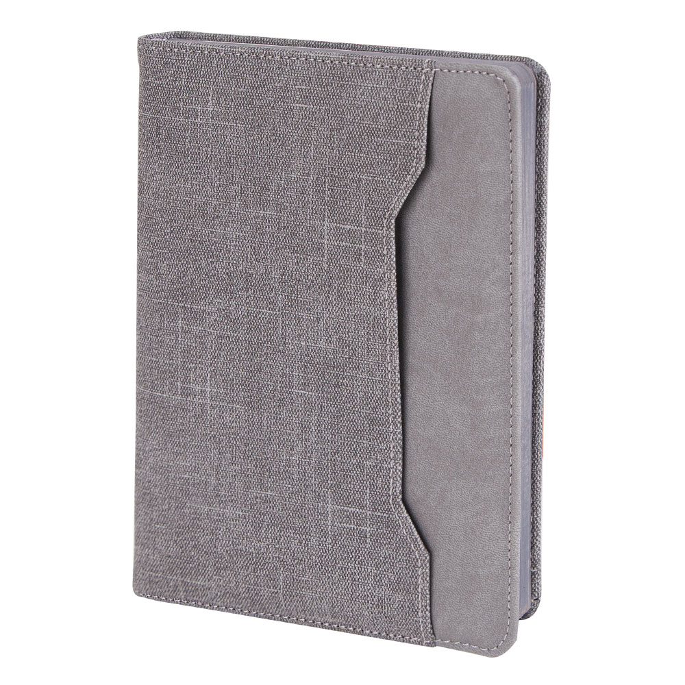 KORU GRİ TARİHSİZ DEFTER (15X21 CM)