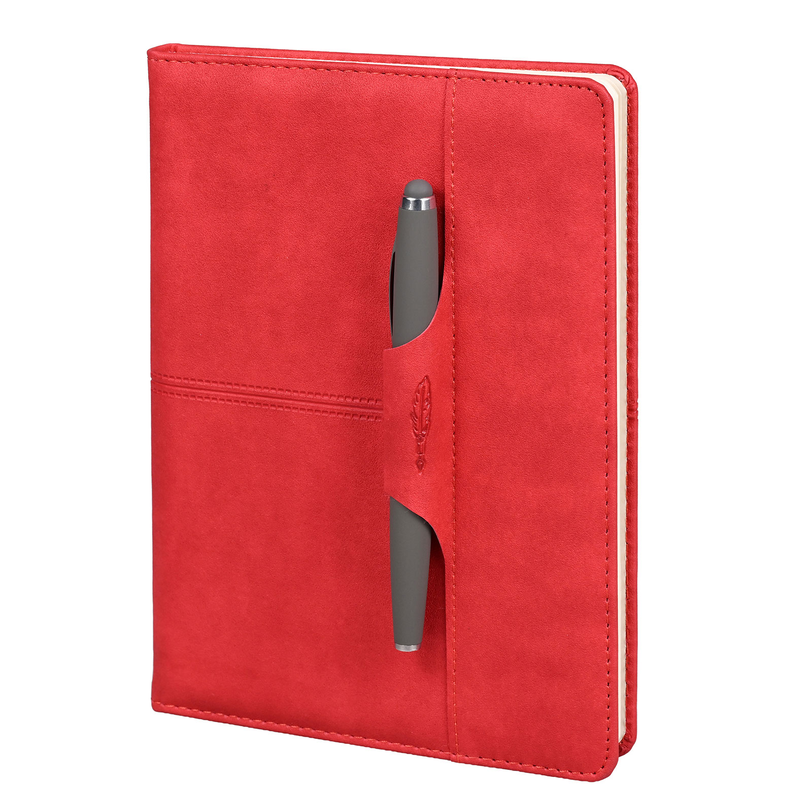 ATAKULE KIRMIZI TARİHSİZ DEFTER (15X21 CM)