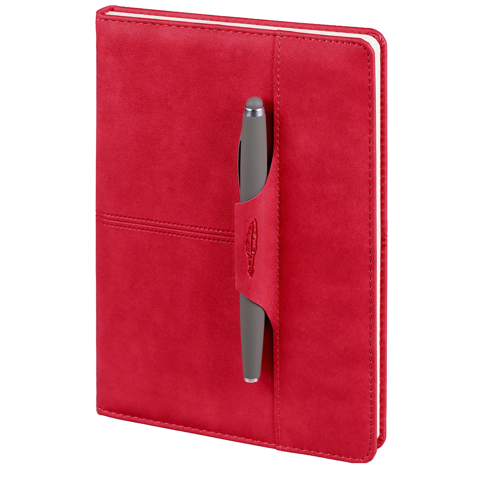 ATAKULE KIRMIZI TARİHSİZ DEFTER (15X21 CM)
