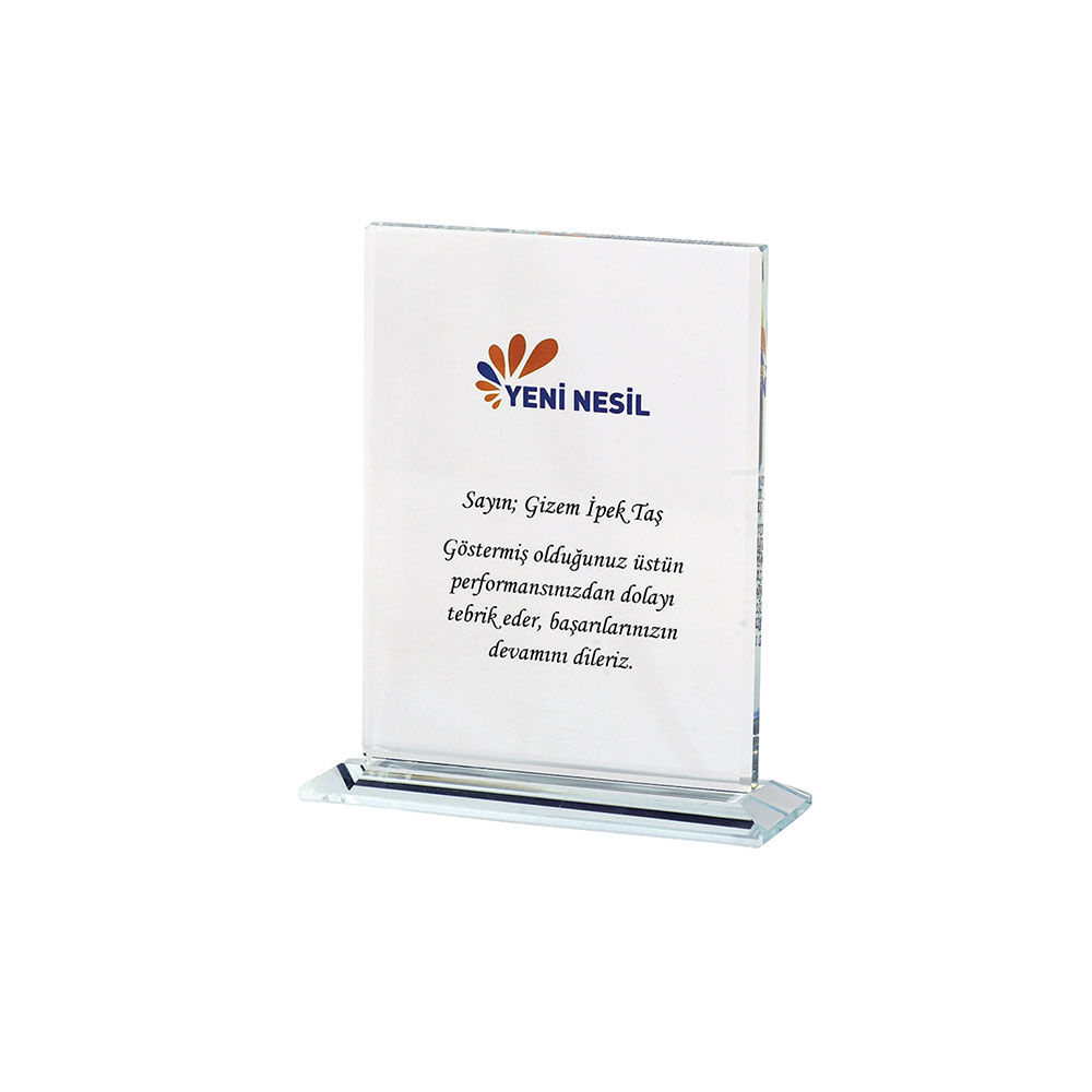 487431 EFLANİ KRİSTAL PLAKET