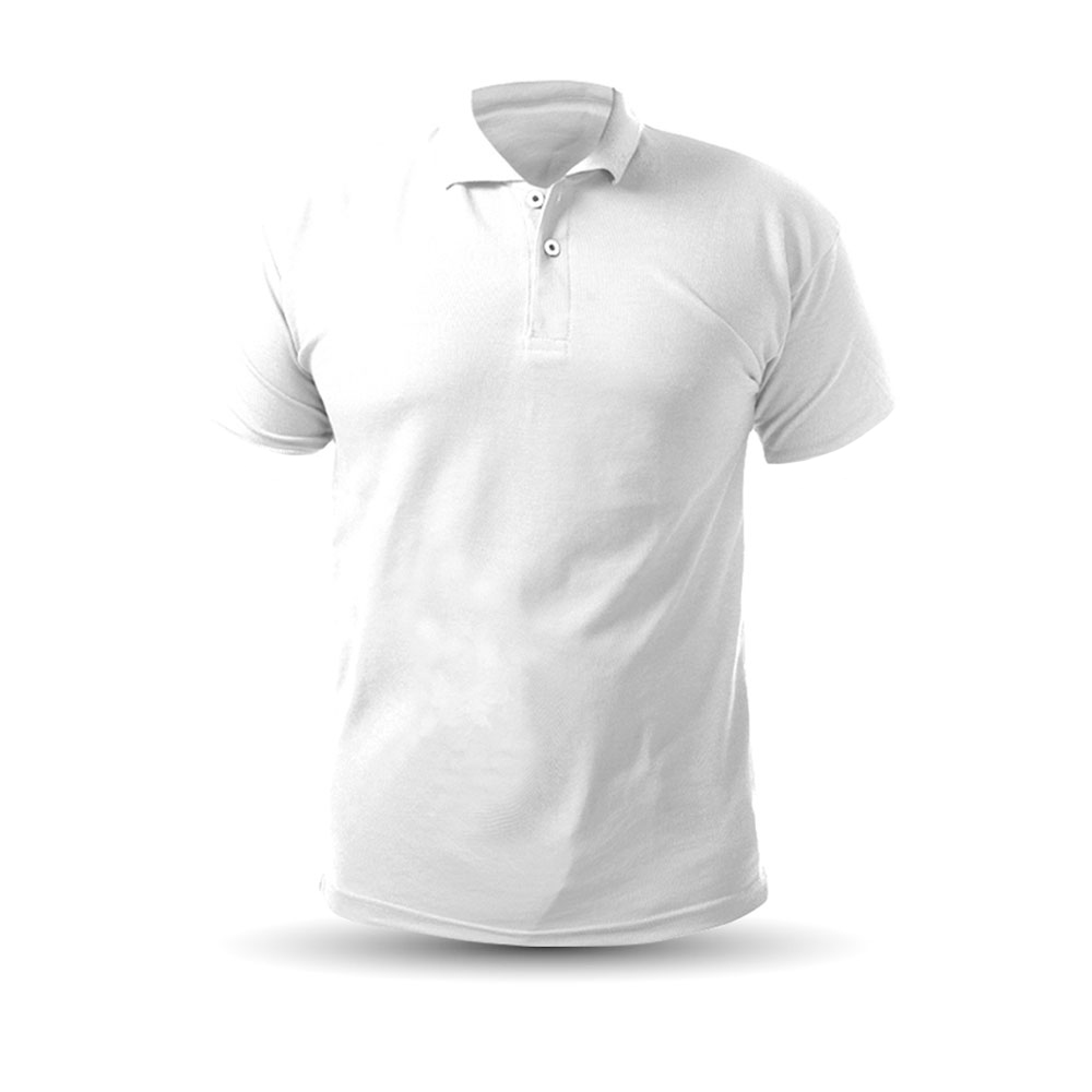 488902-XXL AÇELYA BEYAZ XXL POLO YAKA T-SHİRT