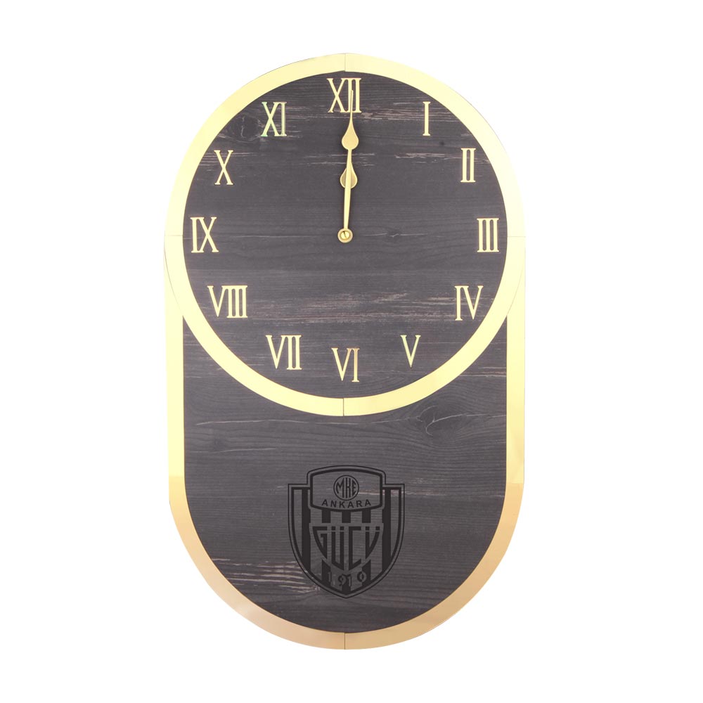 502801 ORİON AHŞAP DUVAR SAATİ (300X500 MM)