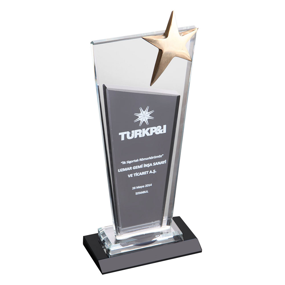 943231 İMRANLI KRİSTAL PLAKET