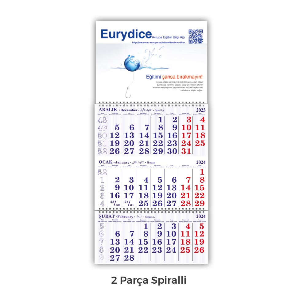 ALA-03-2P ALA-03 2 PARÇA SPİRALLİ GEMİCİ TAKVİMİ